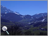 The view in Saalfelden where the opening scene was shot.