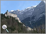 Another general view of Schloss Hohenwerfen.