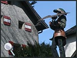 Eagles really dare at the Scloss Hohenwerfen and are one of the castle's attractions.