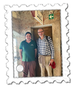 Eastwood and Burton outside the Funkraum? With Florian Willim, tour guide at Burg Hohenwerfen