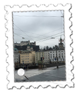 Salzburg's Altstadt and castle by day