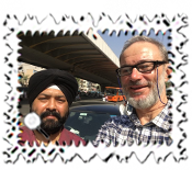 It was good meeting up with my website man, the amiable and interesting Karamjeet Singh