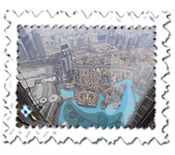 The view from the Burj Khalifa’s 124th floor