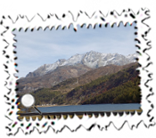 Although not from the pilot's point of view, the mountain in the previous photo would look towards Piz Corvatsch (above). Could it be the same one as seen in the film?