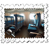 Plenty of room within a Shinkansen standard carriage