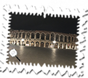The Arena at night