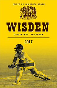 WISDEN 2017 edited by Lawrence Booth
