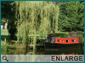 The glorious Grand Western canal at Tiverton.