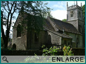 The church concerned. All Saints at Lydiard Millicent in Wiltshire.