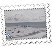 Close to the world’s most northerly airport with scheduled flights. Longyearbyen on Svalbard