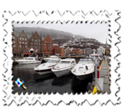 Bergen port.