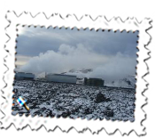 Arrival at the Blue Lagoon in Iceland