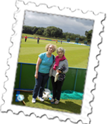 Mary and Pat at Malahide Cricket Club