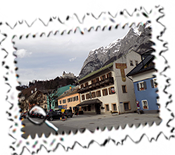 Werfen with the Burg Hohenwerfen in the background