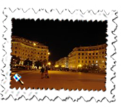 Aristotelous Square, Thessaloniki at night