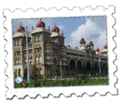 The impressive Mysore Palace