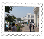 The distinctive architecture of Connaught Place (CP), Delhi