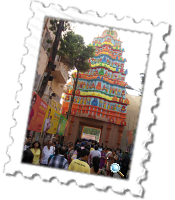 One of many pandals in Calcutta celebrating Durga Puja