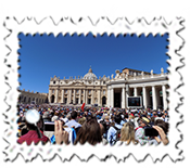 Thousands turned out for the Papal General Audience.