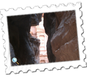 The dramatic entrance to the Treasury at Petra