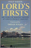 Lord's Firsts