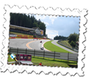 The view of Eau Rouge at the Belgian Grand Prix