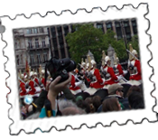 The Horseguards await The Queen