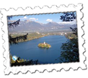 The view from Osojinca, Lake Bled
