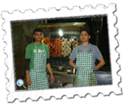 The Afghani chicken stall, Paschim Vihar, Delhi