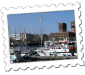 Oslo's City Hall  and marina