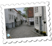 Traditional houses in Stavanger