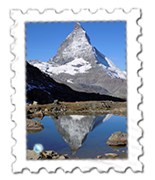 The Riffelsee, near Gornergrat, has wonderful views of the Matterhorn