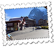 Kleine Scheidegg with the Eiger behind