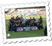 Hampshire celebrate their victory