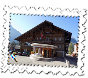 The delightful Schweizerhaus in Maloja