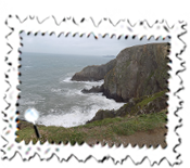 The impressive Baggy Point near Croyde