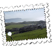 The wonderful view of Woolacombe Bay from The Royal Hotel