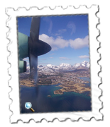 Lofoten Islands from the air