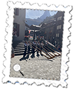 Yodeling near St. Mauritius Parish Church, Zermatt