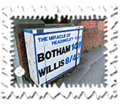 The celebrated 1981 HeadingleyTest is still fondly remembered in Leeds